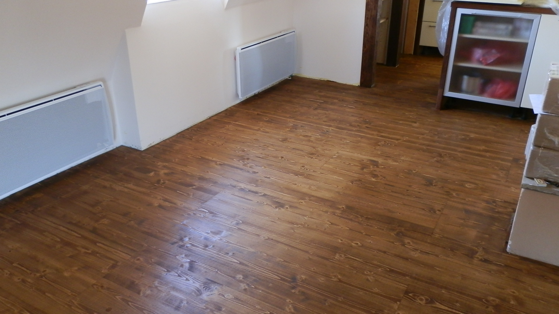 Renovace smrkové podlahy - fotografie 4